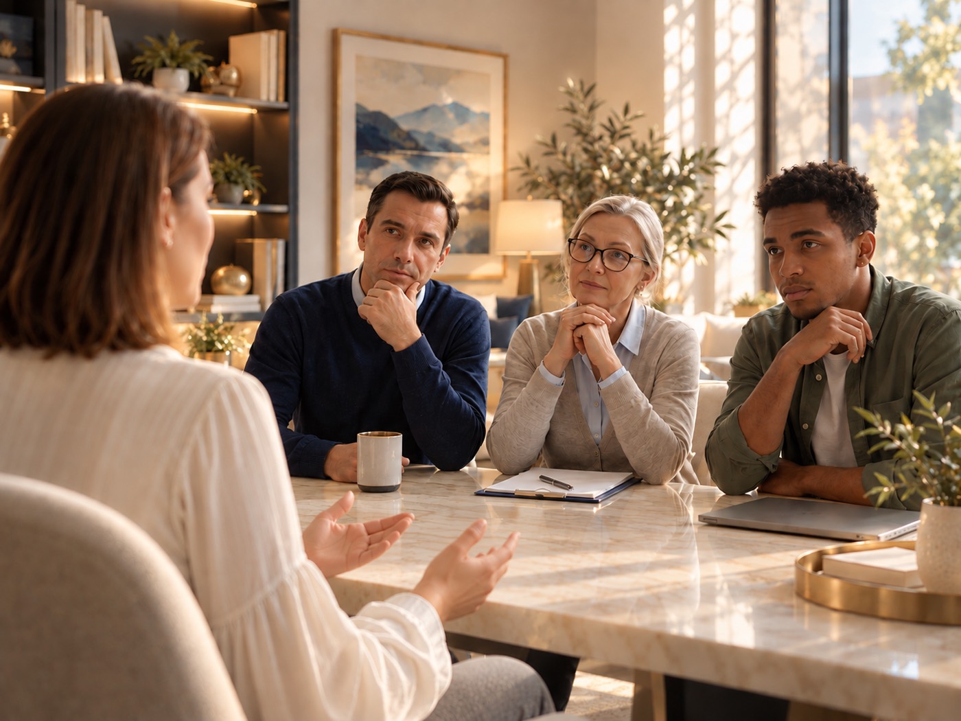 Organizational and executive psychological consultation meeting